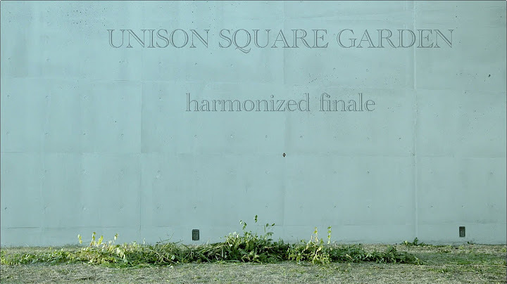 harmonized finale